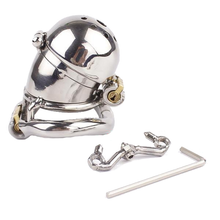 Load image into Gallery viewer, Metal Cock Cage 2.55 inches Long – product design details, gallery view 4