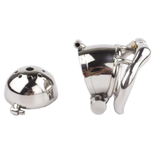 Load image into Gallery viewer, Metal Cock Cage 2.55 inches Long – material and construction details, gallery view 5