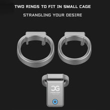 Carica l'immagine nel visualizzatore di Gallery, QIUI Cagink Metal Micro Chastity Cage 8