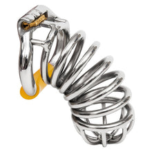 Load image into Gallery viewer, Stainless Steel Stealth Chastity Cage – material and construction details, gallery view 1