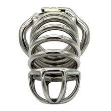 Load image into Gallery viewer, Stainless Steel Stealth Chastity Cage – material and construction details, gallery view 4