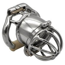 Carica l'immagine nel visualizzatore di Gallery, Metal Male Chastity Device – product design details, gallery view 1 from the CAGINK product page