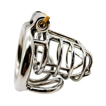 Load image into Gallery viewer, New Stainless Steel Male Chastity Cage – material and construction details, gallery view 1