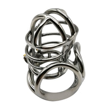 Load image into Gallery viewer, New Stainless Steel Male Chastity Cage – material and construction details, gallery view 3