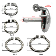 Carica l'immagine nel visualizzatore di Gallery, Super Small Chastity Cage – product design details, gallery view 5 from the CAGINK product page