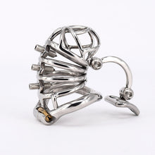 Carica l'immagine nel visualizzatore di Gallery, Metal Cock Cage 2.76 inches Long – material and construction details, gallery view 1