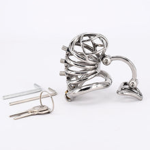 Carica l'immagine nel visualizzatore di Gallery, Metal Cock Cage 2.76 inches Long – material and construction details, gallery view 2