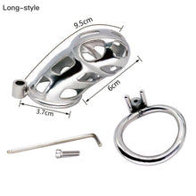 Load image into Gallery viewer, Chastity Cage 2.56 to 3.74 inches Long – product design details, gallery view 8