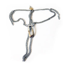 Load image into Gallery viewer, Chain Chastity Belt – product design details, gallery view 1 from the CAGINK product page