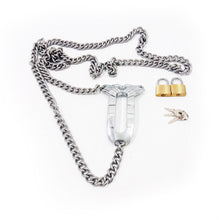 Load image into Gallery viewer, Chain Chastity Belt – product design details, gallery view 2 from the CAGINK product page
