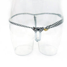 Load image into Gallery viewer, Chain Chastity Belt – product design details, gallery view 3 from the CAGINK product page