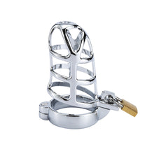 Load image into Gallery viewer, Chastity Cage Lock β locking components and key details, gallery view 1