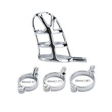 Load image into Gallery viewer, Chastity Cage Lock β locking components and key details, gallery view 2