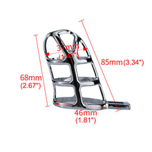 Load image into Gallery viewer, Chastity Cage Lock β locking components and key details, gallery view 3
