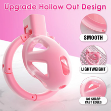 Load image into Gallery viewer, Chastity Cage with 8 Adjustable Cock Ring