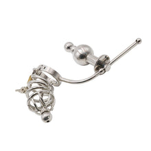 Load image into Gallery viewer, Chastity Cage With Butt Plug – product design details, gallery view 3 from the CAGINK product page