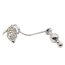 Load image into Gallery viewer, Chastity Cage With Butt Plug – product design details, gallery view 4 from the CAGINK product page