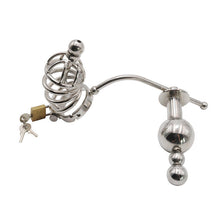 Load image into Gallery viewer, Chastity Cage With Butt Plug – product design details, gallery view 6 from the CAGINK product page