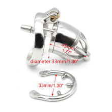 Cargar imagen en el visor de la galería, Chastity Cage With Penis Plug