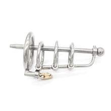 Carica l'immagine nel visualizzatore di Gallery, Chastity Cage With Urethral Sound – product design details, gallery view 3