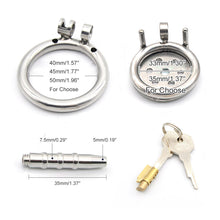 Load image into Gallery viewer, Chastity Device With Catheter