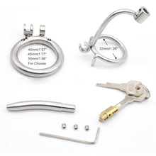 Cargar imagen en el visor de la galería, Chastity Device With Urethral Tube