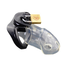 Load image into Gallery viewer, Clear Chastity Cage – product design details, gallery view 1 from the CAGINK product page
