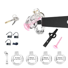 Load image into Gallery viewer, Cobra Chastity Set With Belt