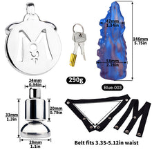 Load image into Gallery viewer, Cock Block Device With Monster Dildo