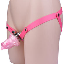 Load image into Gallery viewer, Cock Block Device With Monster Dildo