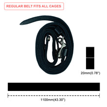 Carica l'immagine nel visualizzatore di Gallery, Cock Cage Accessory Black Belt – product feature overview, gallery view 1
