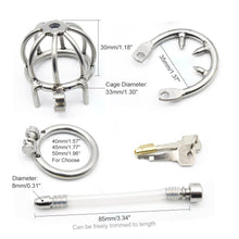 Load image into Gallery viewer, Cock Cage With Tube β product design details, gallery view 4 from the CAGINK product page