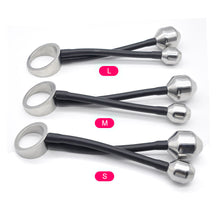Load image into Gallery viewer, Cock Ring With Anal Plug – ring and adjustment details, gallery view 4