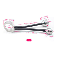 Load image into Gallery viewer, Cock Ring With Anal Plug – ring and adjustment details, gallery view 7
