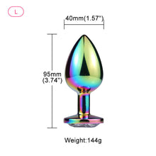 Carica l'immagine nel visualizzatore di Gallery, Colorful Butt Plug – product feature overview, gallery view 5 from the CAGINK product page