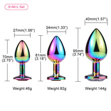 Carica l'immagine nel visualizzatore di Gallery, Colorful Butt Plug – product feature overview, gallery view 6 from the CAGINK product page