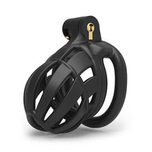 Cargar imagen en el visor de la galería, Detained Black Restrictive Chastity Cage