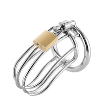 Carica l'immagine nel visualizzatore di Gallery, Dick Cage With 3 Rings – product design details, gallery view 2 from the CAGINK product page
