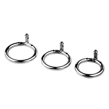 Carica l'immagine nel visualizzatore di Gallery, Dick Cage With 3 Rings – product design details, gallery view 3 from the CAGINK product page