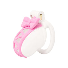 Carica l'immagine nel visualizzatore di Gallery, Double Color Butterfly Knot Chastity Cage 5