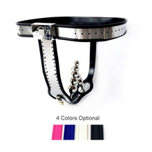Load image into Gallery viewer, Double Plug Chastity Belt – product design details, gallery view 1 from the CAGINK product page