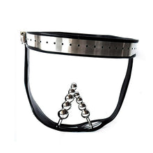 Load image into Gallery viewer, Double Plug Chastity Belt – product design details, gallery view 3 from the CAGINK product page