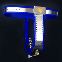 Load image into Gallery viewer, Double Plug Chastity Belt – product design details, gallery view 5 from the CAGINK product page