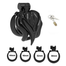 Cargar imagen en el visor de la galería, Dual-Heart Bondage Resin Chastity Cage