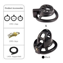 Carica l'immagine nel visualizzatore di Gallery, Double Small Chastity Cage Set