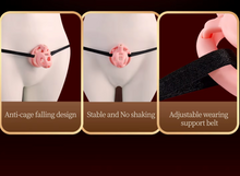 Carica l'immagine nel visualizzatore di Gallery, Double Small Chastity Cage Set