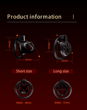 Carica l'immagine nel visualizzatore di Gallery, Double Small Chastity Cage Set