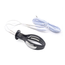 Load image into Gallery viewer, Electric Shock Butt Plug – control feature overview, gallery view 1 from the CAGINK product page