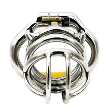 Carica l'immagine nel visualizzatore di Gallery, Ergonomic Stainless Steel Stealth Chastity Cage – material and construction details, gallery view 4