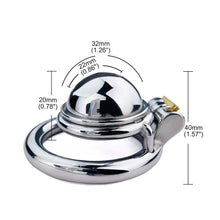 Load image into Gallery viewer, Extra Small Chastity Device – product design details, gallery view 10 from the CAGINK product page